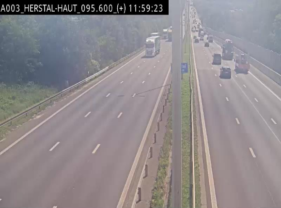 Webcam autoroute Belgique - Herstal - E40 direction Aix-la-Chapelle - BK 97