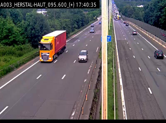 <h2>Webcam autoroute Belgique - Herstal - E40 direction Aix-la-Chapelle - BK 97</h2>
