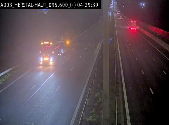Webcam autoroute Belgique - Herstal - E40 direction Aix-la-Chapelle - BK 97
