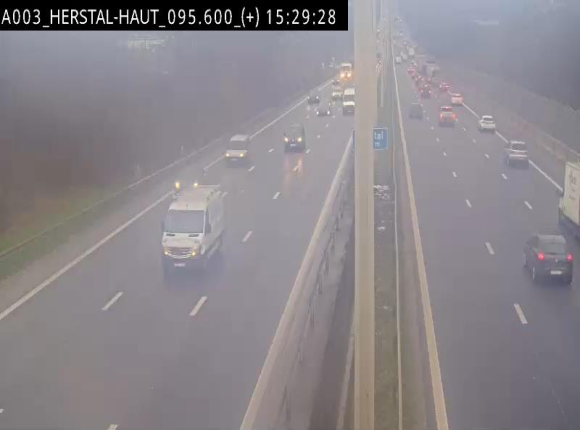<h2>Webcam autoroute Belgique - Herstal - E40 direction Aix-la-Chapelle - BK 97</h2>
