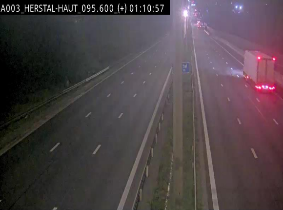 <h2>Webcam autoroute Belgique - Herstal - E40 direction Aix-la-Chapelle - BK 97</h2>
