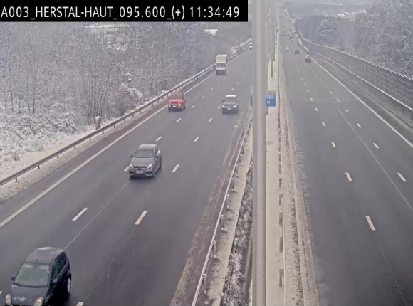 Webcam autoroute Belgique - Herstal - E40 direction Aix-la-Chapelle - BK 97
