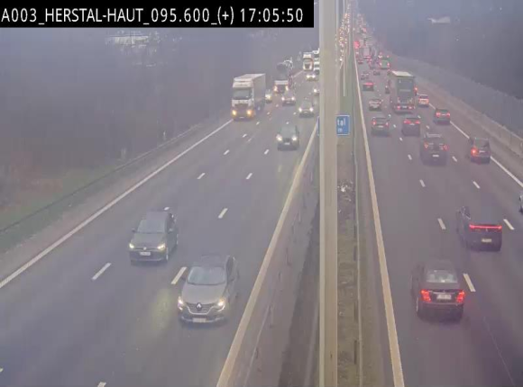 <h2>Webcam autoroute Belgique - Herstal - E40 direction Aix-la-Chapelle - BK 97</h2>