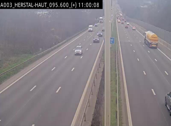 <h2>Webcam autoroute Belgique - Herstal - E40 direction Aix-la-Chapelle - BK 97</h2>