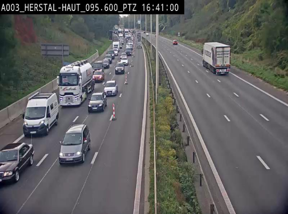 <h2>Webcam E40 à Herstal en direction de Liège et en provenance d'Aachen</h2>