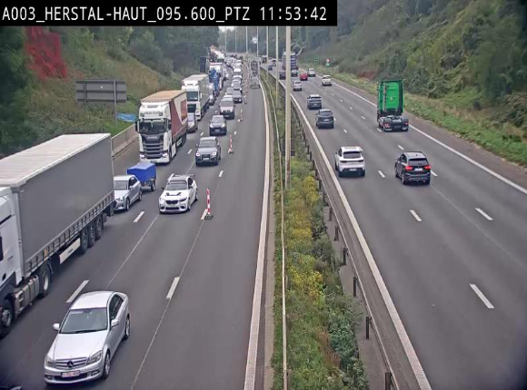 <h2>Webcam E40 à Herstal en direction de Liège et en provenance d'Aachen</h2>