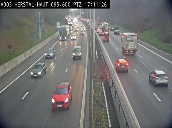 <h2>Webcam E40 à Herstal en direction de Liège et en provenance d'Aachen</h2>