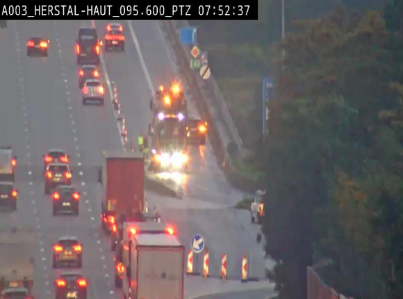 <h2>Webcam E40 à Herstal en direction de Liège et en provenance d'Aachen</h2>