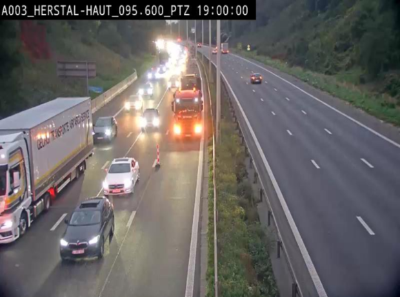 <h2>Webcam E40 à Herstal en direction de Liège et en provenance d'Aachen</h2>