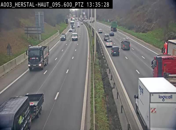 <h2>Webcam E40 à Herstal en direction de Liège et en provenance d'Aachen</h2>