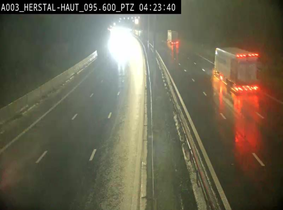 Webcam E40 à Herstal en direction de Liège et en provenance d'Aachen