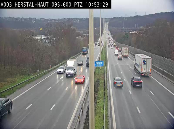 <h2>Webcam E40 à Herstal en direction de Liège et en provenance d'Aachen</h2>