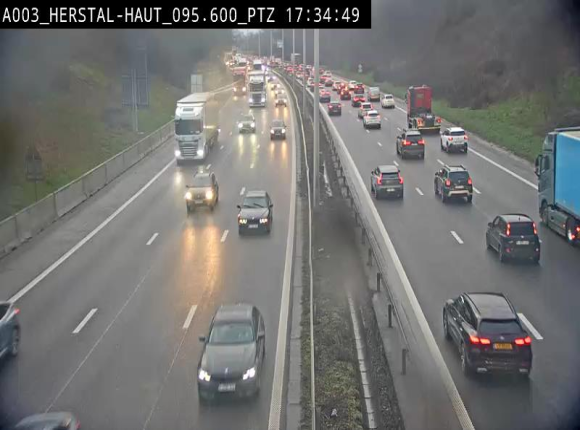 <h2>Webcam E40 à Herstal en direction de Liège et en provenance d'Aachen</h2>