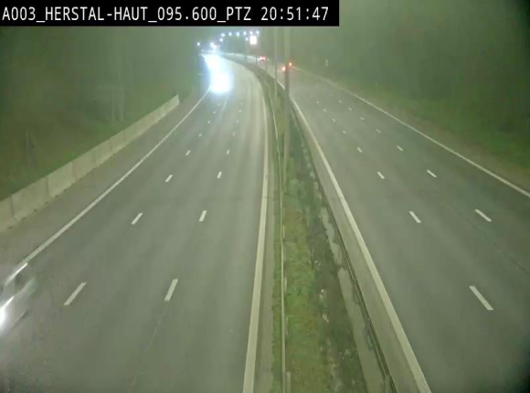 Webcam E40 à Herstal en direction de Liège et en provenance d'Aachen