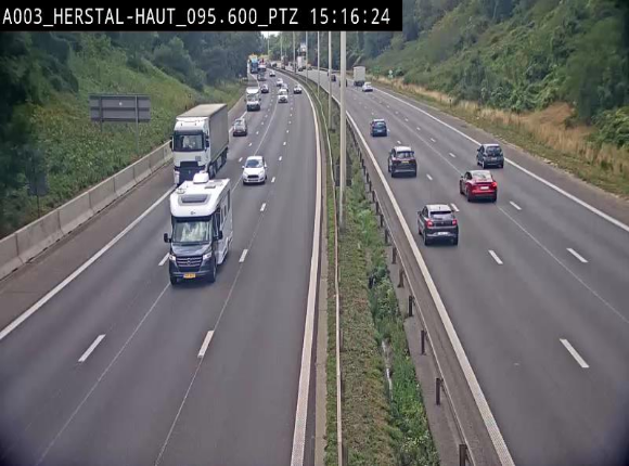 <h2>Webcam E40 à Herstal en direction de Liège et en provenance d'Aachen</h2>