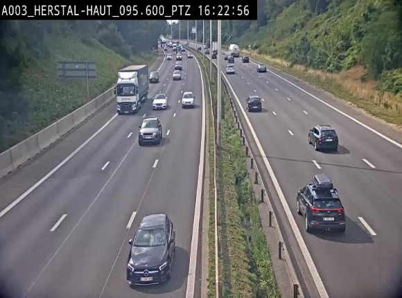 <h2>Webcam E40 à Herstal en direction de Liège et en provenance d'Aachen</h2>