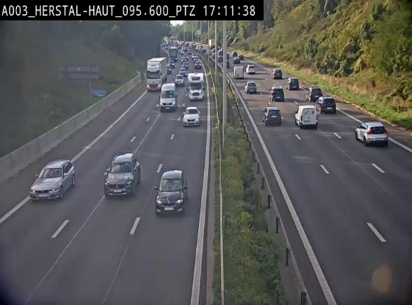 <h2>Webcam E40 à Herstal en direction de Liège et en provenance d'Aachen</h2>