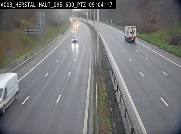Webcam E40 à Herstal en direction de Liège et en provenance d'Aachen