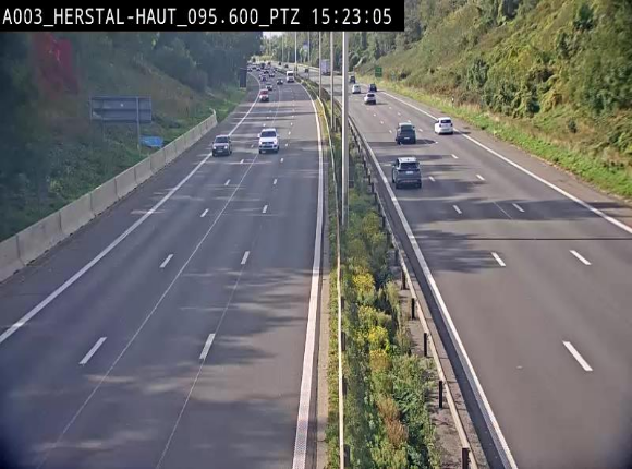 <h2>Webcam E40 à Herstal en direction de Liège et en provenance d'Aachen</h2>