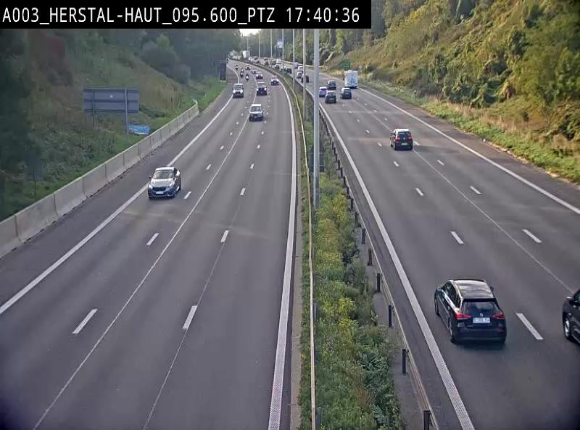 <h2>Webcam E40 à Herstal en direction de Liège et en provenance d'Aachen</h2>