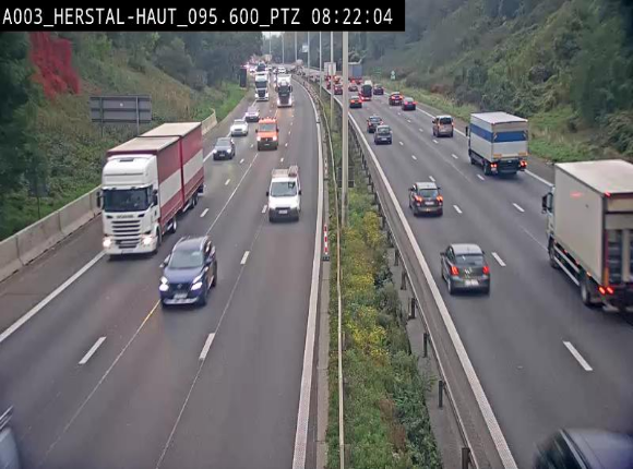 <h2>Webcam E40 à Herstal en direction de Liège et en provenance d'Aachen</h2>