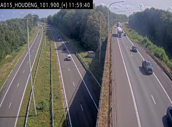 <h2>Webcam autoroute Belgique - Houdeng-Goegnies - Jonction E19/E42 direction Tournai/Mons - BK 101.85</h2>