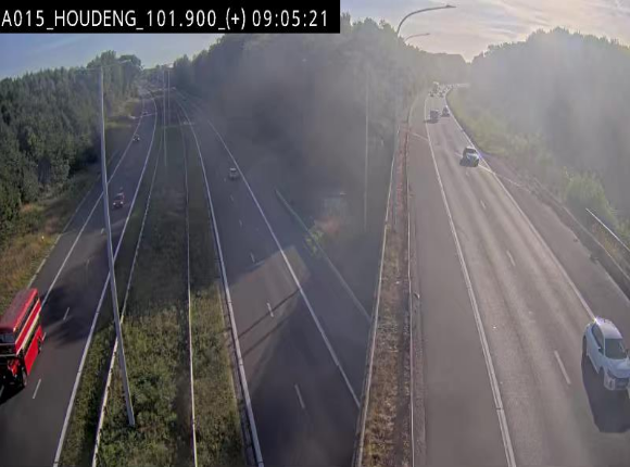<h2>Webcam autoroute Belgique - Houdeng-Goegnies - Jonction E19/E42 direction Tournai/Mons - BK 101.85</h2>