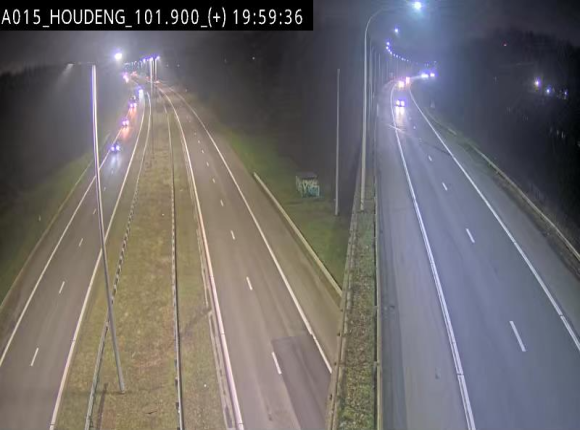 Webcam autoroute Belgique - Houdeng-Goegnies - Jonction E19/E42 direction Tournai/Mons - BK 101.85