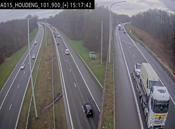 <h2>Webcam autoroute Belgique - Houdeng-Goegnies - Jonction E19/E42 direction Tournai/Mons - BK 101.85</h2>