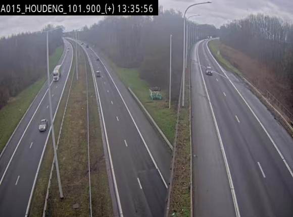 <h2>Webcam autoroute Belgique - Houdeng-Goegnies - Jonction E19/E42 direction Tournai/Mons - BK 101.85</h2>