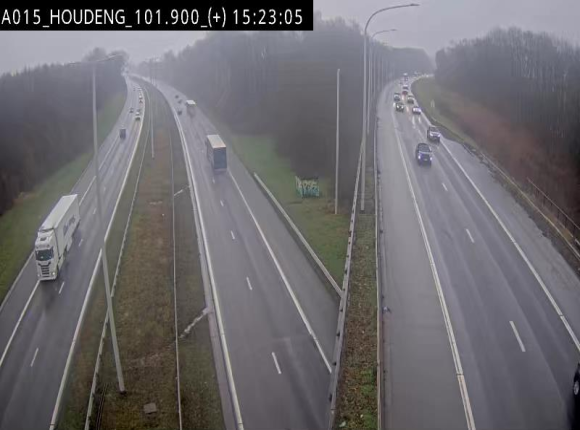 <h2>Webcam autoroute Belgique - Houdeng-Goegnies - Jonction E19/E42 direction Tournai/Mons - BK 101.85</h2>
