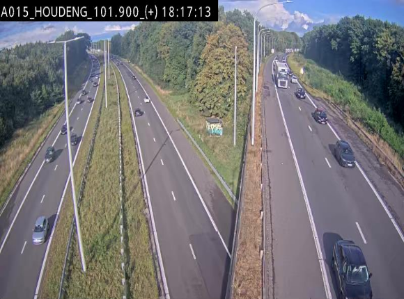 <h2>Webcam autoroute Belgique - Houdeng-Goegnies - Jonction E19/E42 direction Tournai/Mons - BK 101.85</h2>