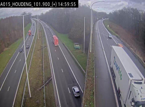 <h2>Webcam autoroute Belgique - Houdeng-Goegnies - Jonction E19/E42 direction Tournai/Mons - BK 101.85</h2>