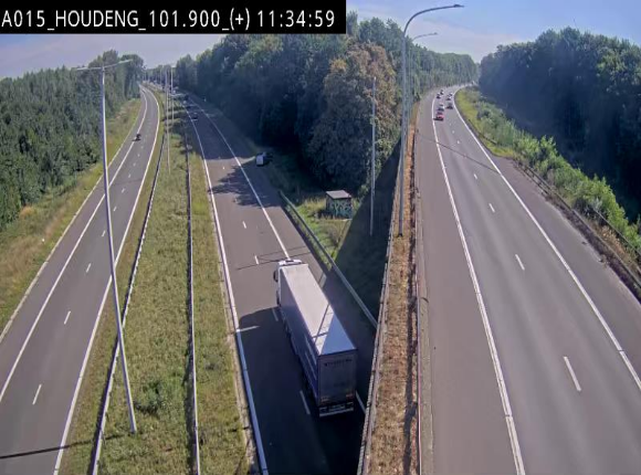 <h2>Webcam autoroute Belgique - Houdeng-Goegnies - Jonction E19/E42 direction Tournai/Mons - BK 101.85</h2>