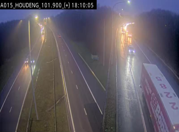 Webcam autoroute Belgique - Houdeng-Goegnies - Jonction E19/E42 direction Tournai/Mons - BK 101.85