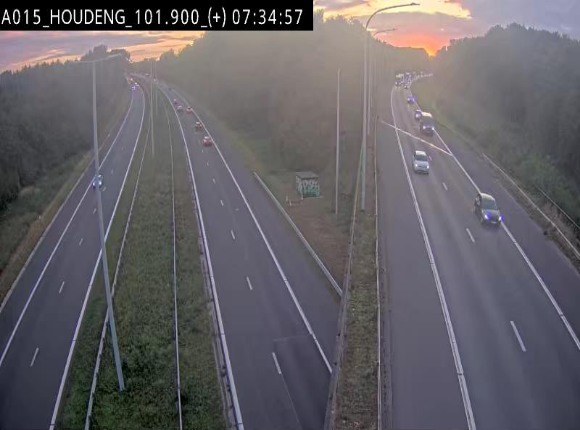 <h2>Webcam autoroute Belgique - Houdeng-Goegnies - Jonction E19/E42 direction Tournai/Mons - BK 101.85</h2>