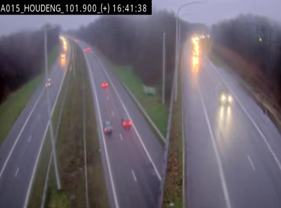 Webcam autoroute Belgique - Houdeng-Goegnies - Jonction E19/E42 direction Tournai/Mons - BK 101.85