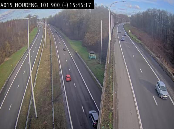 <h2>Webcam autoroute Belgique - Houdeng-Goegnies - Jonction E19/E42 direction Tournai/Mons - BK 101.85</h2>