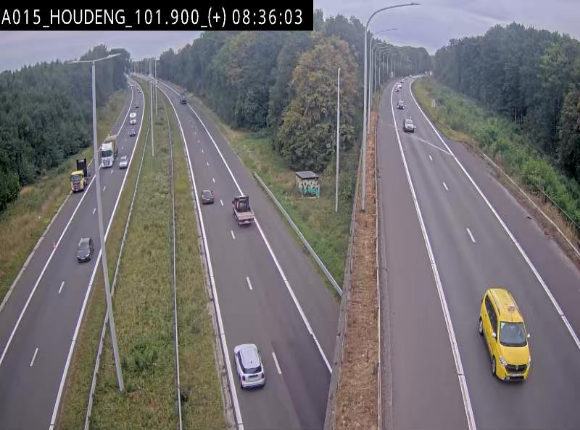 <h2>Webcam autoroute Belgique - Houdeng-Goegnies - Jonction E19/E42 direction Tournai/Mons - BK 101.85</h2>