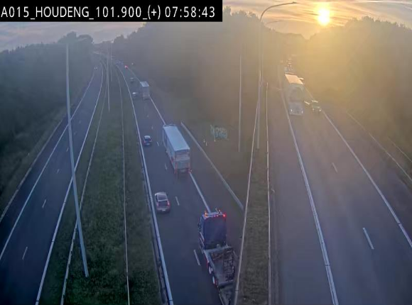 <h2>Webcam autoroute Belgique - Houdeng-Goegnies - Jonction E19/E42 direction Tournai/Mons - BK 101.85</h2>