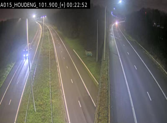 Webcam autoroute Belgique - Houdeng-Goegnies - Jonction E19/E42 direction Tournai/Mons - BK 101.85