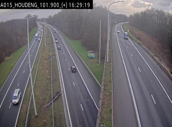<h2>Webcam autoroute Belgique - Houdeng-Goegnies - Jonction E19/E42 direction Tournai/Mons - BK 101.85</h2>