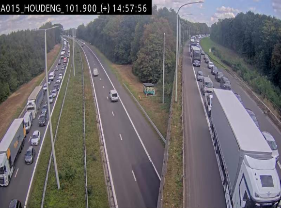 <h2>Webcam autoroute Belgique - Houdeng-Goegnies - Jonction E19/E42 direction Tournai/Mons - BK 101.85</h2>