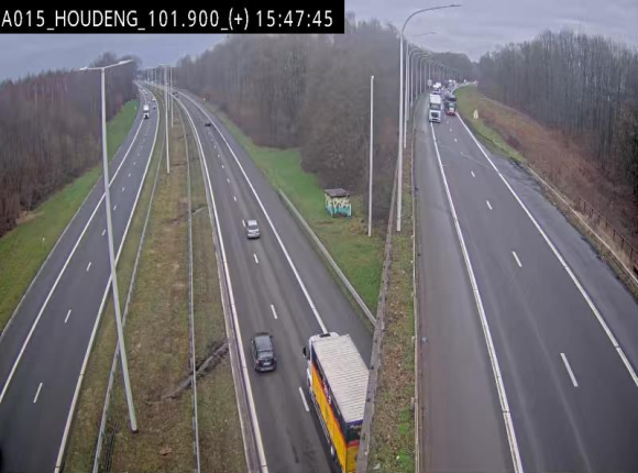 <h2>Webcam autoroute Belgique - Houdeng-Goegnies - Jonction E19/E42 direction Tournai/Mons - BK 101.85</h2>