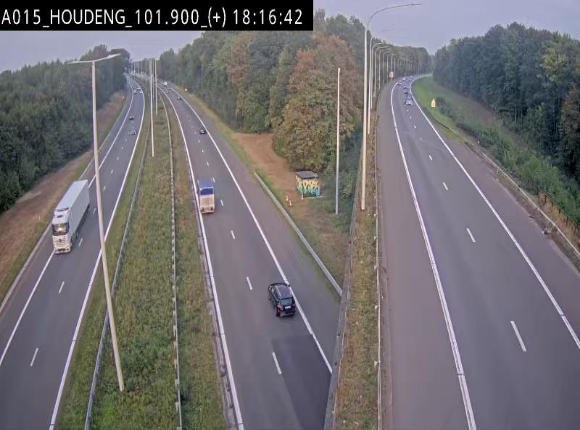 <h2>Webcam autoroute Belgique - Houdeng-Goegnies - Jonction E19/E42 direction Tournai/Mons - BK 101.85</h2>