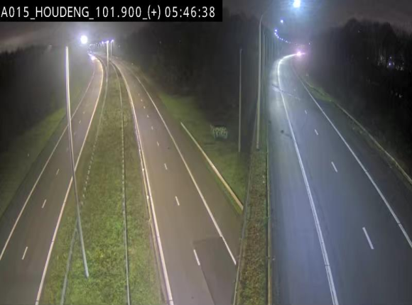Webcam autoroute Belgique - Houdeng-Goegnies - Jonction E19/E42 direction Tournai/Mons - BK 101.85