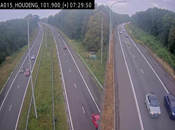 <h2>Webcam autoroute Belgique - Houdeng-Goegnies - Jonction E19/E42 direction Tournai/Mons - BK 101.85</h2>