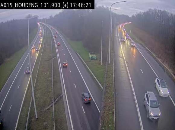 <h2>Webcam autoroute Belgique - Houdeng-Goegnies - Jonction E19/E42 direction Tournai/Mons - BK 101.85</h2>