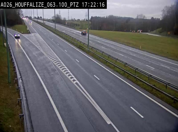 <h2>Caméra autoroute Belgique - Houffalize, E25 direction Liège</h2>