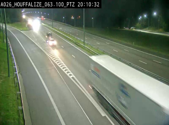 <h2>Caméra autoroute Belgique - Houffalize, E25 direction Liège</h2>